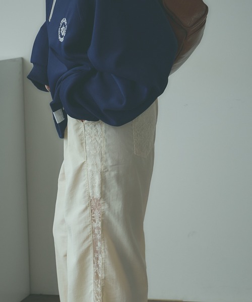 BLANK　（ブランク）の「▲Side Lace Track Pants / サイドレーストラックパンツ（その他パンツ・レディース・ホワイト・M/L）」の9枚目の写真
