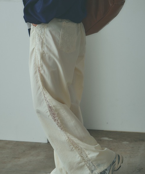 BLANK　（ブランク）の「▲Side Lace Track Pants / サイドレーストラックパンツ（その他パンツ・レディース・ホワイト・M/L）」の10枚目の写真