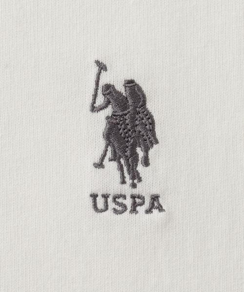 U.S. POLO ASSN.（ユーエスポロアッスン）の「U.S. POLO ASSN. /ユーエスポロアッスン 別注 ワンポイント刺繍 ラグラン配色オーバーサイズ長袖Tシャツ（Tシャツ/カットソー・レディース・ダークグリーン/カーキ/ダークブラウン/ワイン/ブラック/ネイビー/チャコールグレー/ブラウン系・S/XL/L/M）」の11枚目の写真