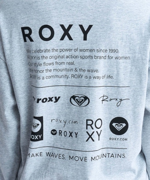ROXY(ロキシー)の「OUR STYLE FLOW L/S/ロキシーバックプリント長袖ロンT(Tシャツ/カットソー・レディース・グレー/ブラック/ブラウン/ホワイト・LARGE/MEDIUM/SMALL)」の12枚目の写真