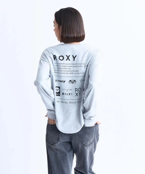 ROXY(ロキシー)の「OUR STYLE FLOW L/S/ロキシーバックプリント長袖ロンT(Tシャツ/カットソー・レディース・グレー/ブラック/ブラウン/ホワイト・LARGE/MEDIUM/SMALL)」の14枚目の写真