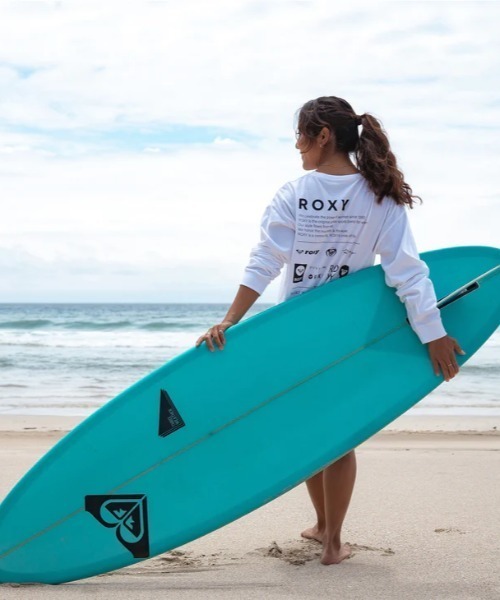 ROXY(ロキシー)の「OUR STYLE FLOW L/S/ロキシーバックプリント長袖ロンT(Tシャツ/カットソー・レディース・グレー/ブラック/ブラウン/ホワイト・LARGE/MEDIUM/SMALL)」の6枚目の写真