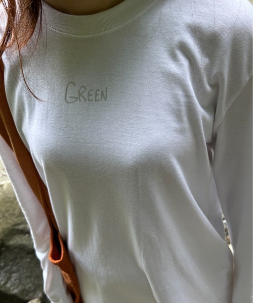 Benjamin（ベンジャミン）の「Long T-shirt（Tシャツ/カットソー・レディース・ホワイト・SMALL/LARGE）」の3枚目の写真