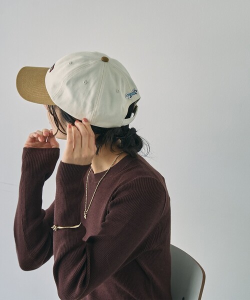 PENNEYS（ぺニーズ）の「PENNEYS（ぺニーズ）別注配色アソートロゴキャップ（キャップ・レディース・ライトブルー/ワインレッド/ダークグレー/ベージュ・FREE）」の14枚目の写真