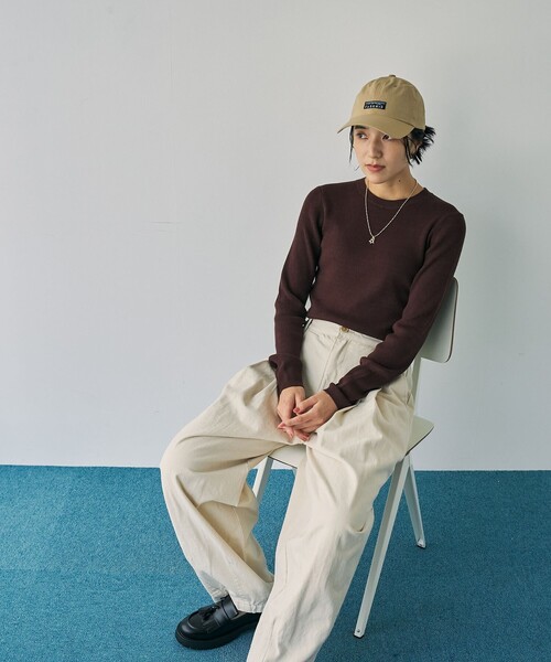 PENNEYS（ぺニーズ）の「PENNEYS（ぺニーズ）別注配色アソートロゴキャップ（キャップ・レディース・ライトブルー/ワインレッド/ダークグレー/ベージュ・FREE）」の16枚目の写真