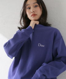 【Dime/ダイム】 CLASSIC SMALL LOGO CREWNECK:裏起毛スウェット