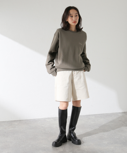 セール】【Dime/ダイム】 CLASSIC SMALL LOGO CREWNECK：裏起毛