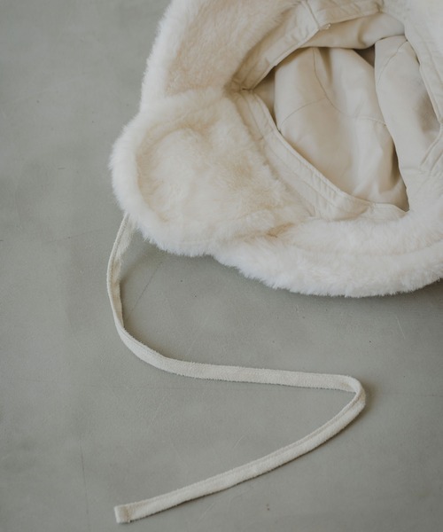 rectangle（レクタングル）の「イヤマフファーバケットハット（ハット・レディース・ブラック/アイボリー/モカ・FREE）」の19枚目の写真