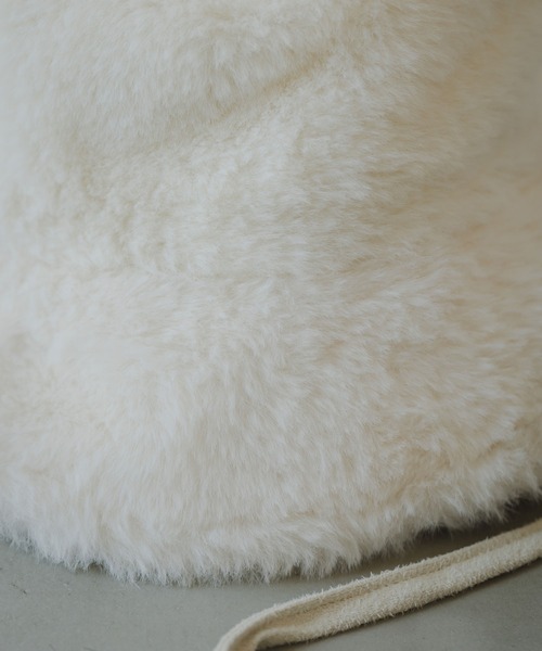 rectangle（レクタングル）の「イヤマフファーバケットハット（ハット・レディース・ブラック/アイボリー/モカ・FREE）」の20枚目の写真