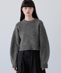 ★新品 yuw ユウ レッド 長袖 ニット・セーター FREE SIZE レディース ニット・セーター（条件：レッド系、在庫無し含む