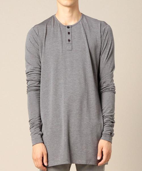 ADYN（エーディーワイエヌ）の「＜ADYN＞ ESSENTIAL PLACKET T/Tシャツ（Tシャツ/カットソー・メンズ・ホワイト/グレー・SMALL/MEDIUM）」の15枚目の写真