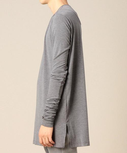 ADYN（エーディーワイエヌ）の「＜ADYN＞ ESSENTIAL PLACKET T/Tシャツ（Tシャツ/カットソー・メンズ・ホワイト/グレー・SMALL/MEDIUM）」の8枚目の写真