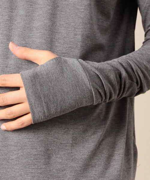 ADYN（エーディーワイエヌ）の「＜ADYN＞ ESSENTIAL PLACKET T/Tシャツ（Tシャツ/カットソー・メンズ・ホワイト/グレー・SMALL/MEDIUM）」の4枚目の写真