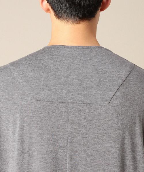 ADYN（エーディーワイエヌ）の「＜ADYN＞ ESSENTIAL PLACKET T/Tシャツ（Tシャツ/カットソー・メンズ・ホワイト/グレー・SMALL/MEDIUM）」の7枚目の写真