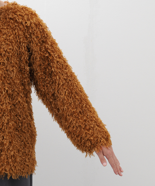 Couture d'adam（クチュールドアダム）の「COUTURE D’ADAM(クチュール ド アダム) Bird/Feather TEE 24AW-063064（Tシャツ/カットソー・メンズ・ブラウン/ブラック・FREE）」の9枚目の写真