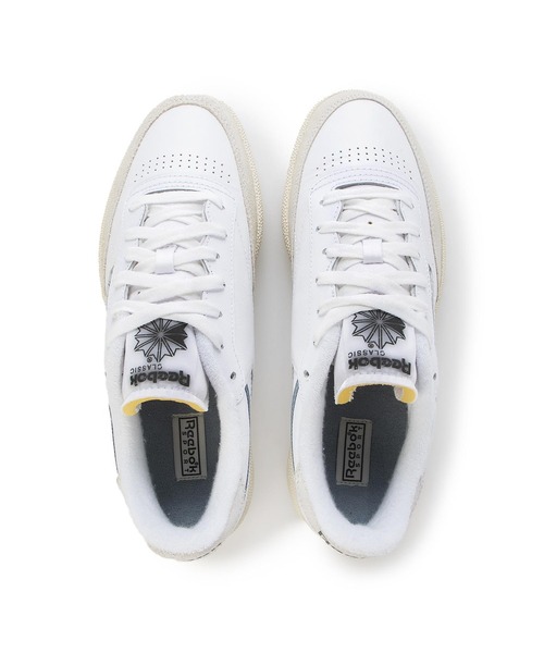 Reebok(リーボック)の「CLUB C 85 100201118(スニーカー・メンズ・ホワイト・25.0cm/24.5cm/24.0cm/23.5cm/27.5cm/27.0cm/26.5cm/26.0cm/25.5cm/23.0cm/28.0cm/28.5cm)」の6枚目の写真