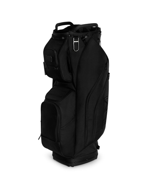 TUMI トゥミ カート型 キャディバック ゴルフバック 黒 ブラック ロゴ刺繍 TUMI（トゥミ）の「TUMI GOLF ゴルフ・カート・バッグ（ゴルフグッズ