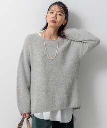 23区（ニジュウサンク）の「リュクスピュアカシミヤ ボートネック