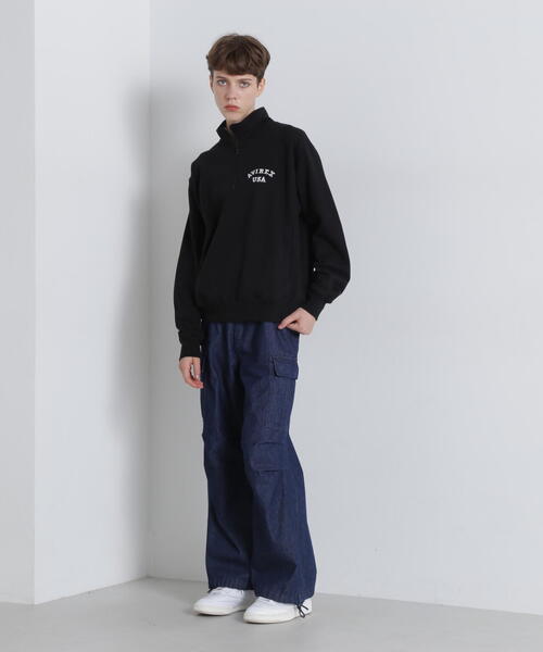 AVIREX(アヴィレックス)の「《WEB&DEPOT限定》ASTAR HALFZIP SWEAT / Aスター ハーフジップスウェット / AVIREX / アヴィレックス(スウェット・メンズ・ミント/ブラック/グレー・MEDIUM/LARGE/X-LARGE/XX-LARGE)」の11枚目の写真
