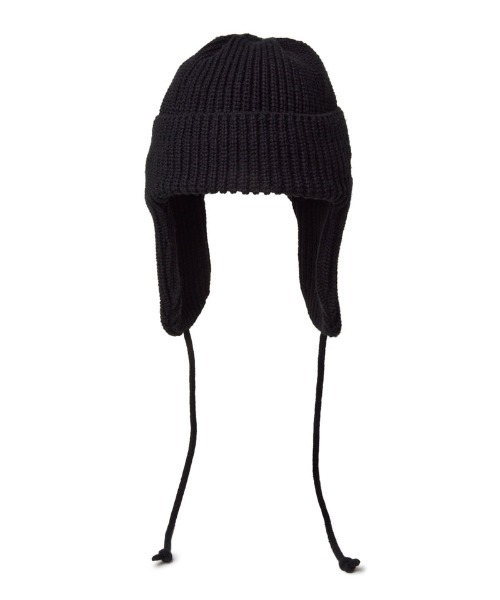 NEW ERA(ニューエラ)の「NEW ERA/ニューエラ ビーニー BASIC カフニットトラッパー 14312171/14312172/14312173(ニットキャップ/ビーニー・メンズ・ブラウン/アイボリー/ブラック・FREE)」の12枚目の写真