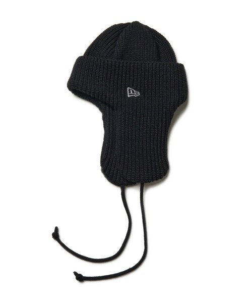 NEW ERA(ニューエラ)の「NEW ERA/ニューエラ ビーニー BASIC カフニットトラッパー 14312171/14312172/14312173(ニットキャップ/ビーニー・メンズ・ブラウン/アイボリー/ブラック・FREE)」の10枚目の写真