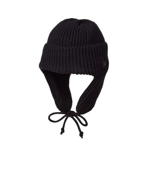 NEW ERA(ニューエラ)の「NEW ERA/ニューエラ ビーニー BASIC カフニットトラッパー 14312171/14312172/14312173(ニットキャップ/ビーニー・メンズ・ブラウン/アイボリー/ブラック・FREE)」の11枚目の写真