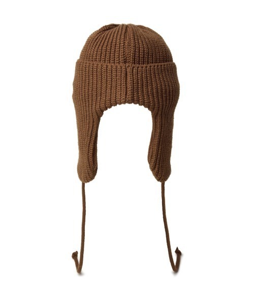 NEW ERA(ニューエラ)の「NEW ERA/ニューエラ ビーニー BASIC カフニットトラッパー 14312171/14312172/14312173(ニットキャップ/ビーニー・メンズ・ブラウン/アイボリー/ブラック・FREE)」の18枚目の写真