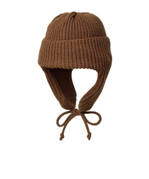 NEW ERA(ニューエラ)の「NEW ERA/ニューエラ ビーニー BASIC カフニットトラッパー 14312171/14312172/14312173(ニットキャップ/ビーニー・メンズ・ブラウン/アイボリー/ブラック・FREE)」の16枚目の写真