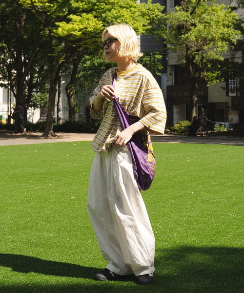 favclo.（ファブクロ）の「border T-shirt / ボーダーTシャツ（Tシャツ/カットソー・メンズ・ブラック/イエロー/ネイビー・LARGE/MEDIUM）」の17枚目の写真