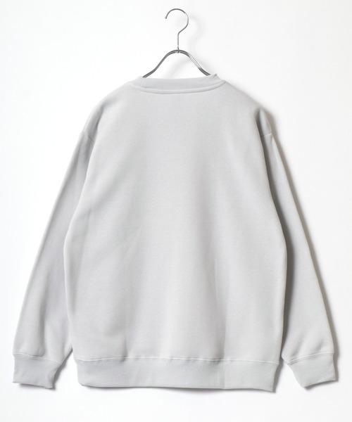 Peko/ペコ 裏起毛 サガラ刺繍 クルーネックスウェット レディース