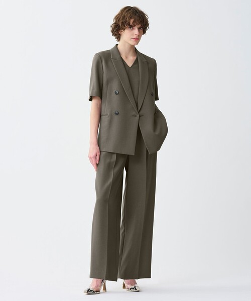 ポプリンハーフスリーブジャケット【JAPAN FABRIC】ハンドウォッシャブル 4390100001451_0101.jpg