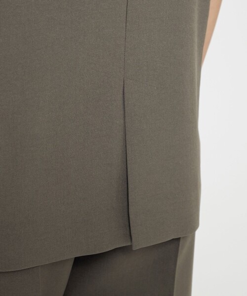 ウォッシャブルドライサップ ハーフスリーブジャケット（テーラード