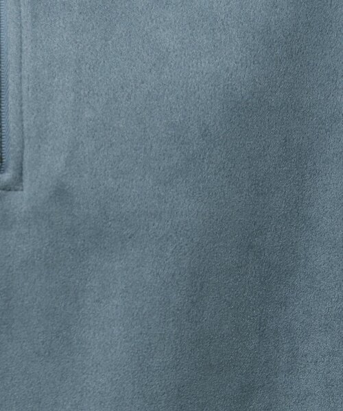 tk.TAKEO KIKUCHI（ティーケータケオキクチ）の「スエード調プチドルマンハーフジップカットソー（Tシャツ/カットソー・メンズ・チャコールグレー/ブルー/ライトグレー/ベージュ/ライトパープル/ネイビー/ブラック/モスグリーン・01/02/03）」の15枚目の写真