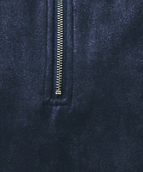 tk.TAKEO KIKUCHI（ティーケータケオキクチ）の「スエード調プチドルマンハーフジップカットソー（Tシャツ/カットソー・メンズ・チャコールグレー/ブルー/ライトグレー/ベージュ/ライトパープル/ネイビー/ブラック/モスグリーン・01/02/03）」の19枚目の写真