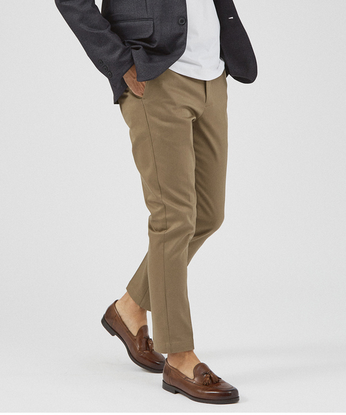 【一部店舗＋WEB限定】定番 ツイル ストレッチ スリムフィット イージー パンツ（チノパンツ）｜ABAHOUSE GRAY（アバハウスグレイ）