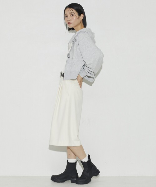 Firsthand（ファーストハンド）の「Firsthand/ファーストハンド オーガニックコットンロゴジップフーディ（パーカー・レディース・チャコールグレー/ライトグレー・FREE）」の17枚目の写真