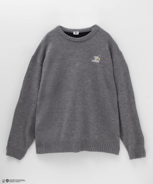 22AW/スローン別注☆レタードニット ロゴプリント カシミヤ100% グレー 2024年度 23区 Oggi2月号掲載 カシミヤブレンド クロップド ニット