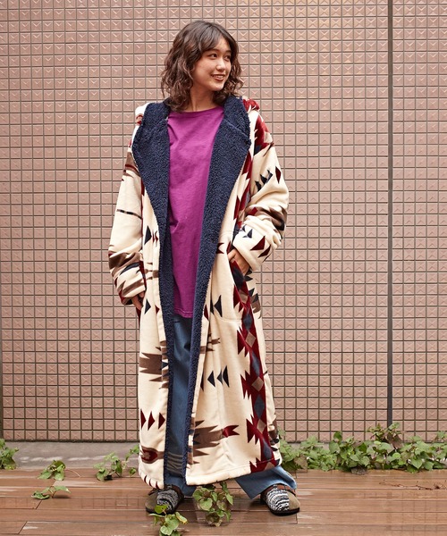 チャイハネ】NOMADY ノマディ着るブランケット ロングガウン（ルーム