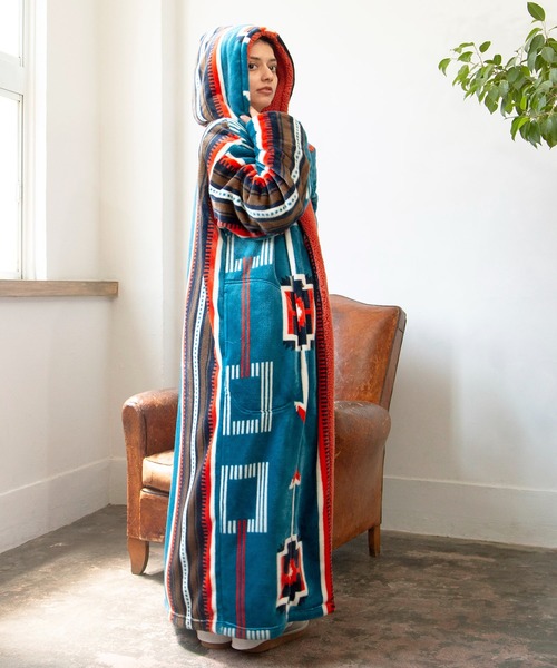 チャイハネ】NOMADY ノマディ着るブランケット ロングガウン（ルーム