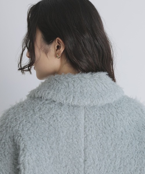 somari imagination(ソマリ イマジネーション)の「『フェイクファーブルゾン』(ブルゾン・レディース・アイボリー/グレイッシュブルー・FREE)」の12枚目の写真