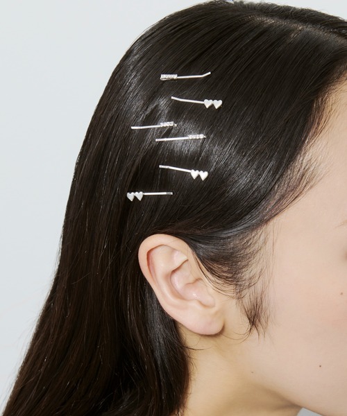 セール】マイクロ ハート ライン セット ヘアピン（ヘアピン