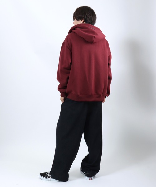 セール】THRASHER（スラッシャー）ブランドロゴワンポイント刺繍ジップ