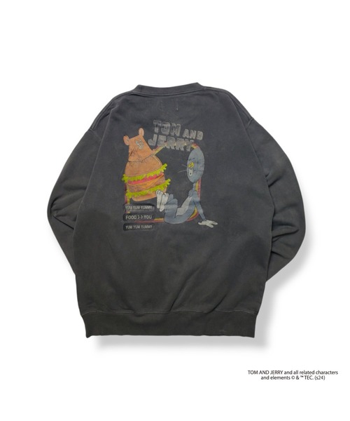 Tom&Jerry(トムアンドジェリー)の「JUNKSOUL/TOM&JERRY(トム&ジェリー) CHEESE トレーナー (M4)(Tシャツ/カットソー・メンズ・オートミール/チャコールグレー・LARGE/MEDIUM/X-LARGE)」の8枚目の写真
