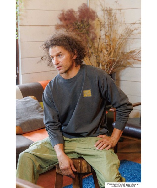 Tom&Jerry(トムアンドジェリー)の「JUNKSOUL/TOM&JERRY(トム&ジェリー) CHEESE トレーナー (M4)(Tシャツ/カットソー・メンズ・オートミール/チャコールグレー・LARGE/MEDIUM/X-LARGE)」の13枚目の写真