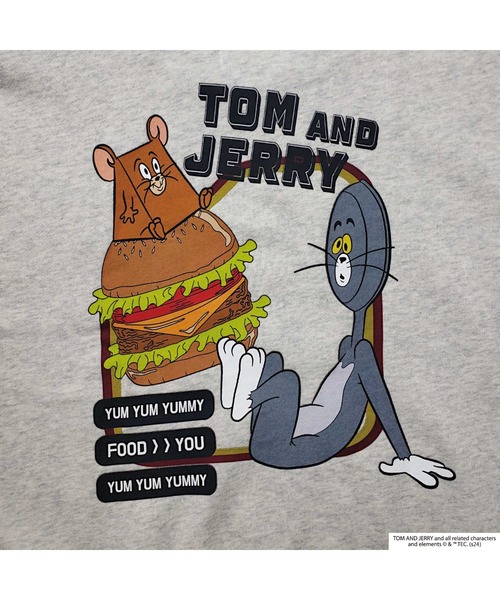 Tom&Jerry(トムアンドジェリー)の「JUNKSOUL/TOM&JERRY(トム&ジェリー) CHEESE トレーナー (M4)(Tシャツ/カットソー・メンズ・オートミール/チャコールグレー・LARGE/MEDIUM/X-LARGE)」の17枚目の写真