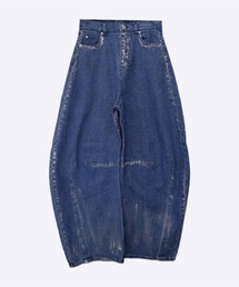 #25102 ハルソラタン　綿100%デニム　バルーンパンツ　丈90cm 25102 ハルソラタン 綿100%デニム バルーンパンツ 丈90cm - メルカリ