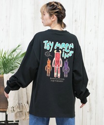 TOY　MACHINE（トイ　マシーン）の「【ムラサキスポーツ限定】TOY MACHINE/トイマシーン ロンT/長袖ティシャツ オーバーサイズ バックプリント MTMPFLT9（Tシャツ/カットソー）」