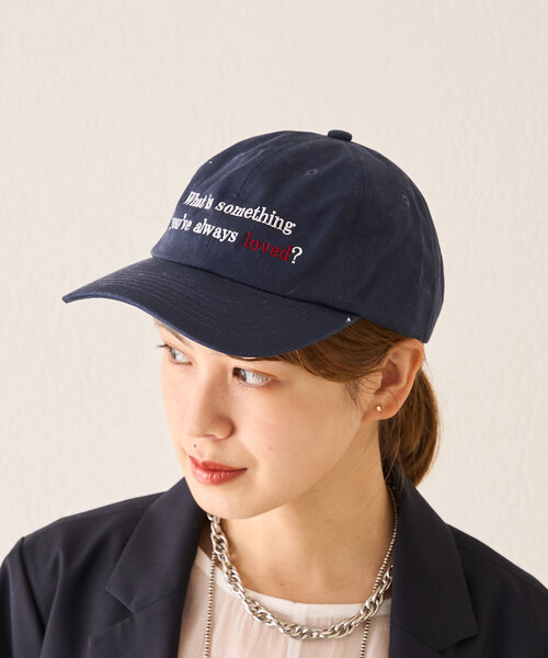 SHENERY(シーナリー)の「season刺繍キャップ(キャップ・レディース・ネイビー/ホワイト・FREE)」の10枚目の写真