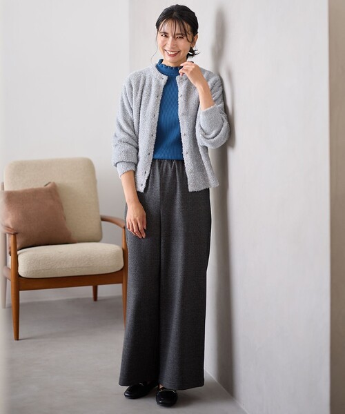 ANY（エニィ）の「【ウエストゴム】ドロストワイドパンツ（その他パンツ・レディース・ライトグレー系1/グレー系・1/3/2）」の19枚目の写真