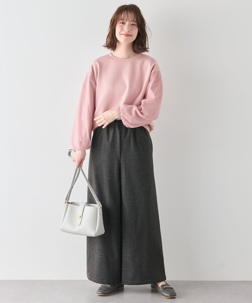 ANY（エニィ）の「【ウエストゴム】ドロストワイドパンツ（その他パンツ・レディース・ライトグレー系1/グレー系・1/3/2）」の17枚目の写真